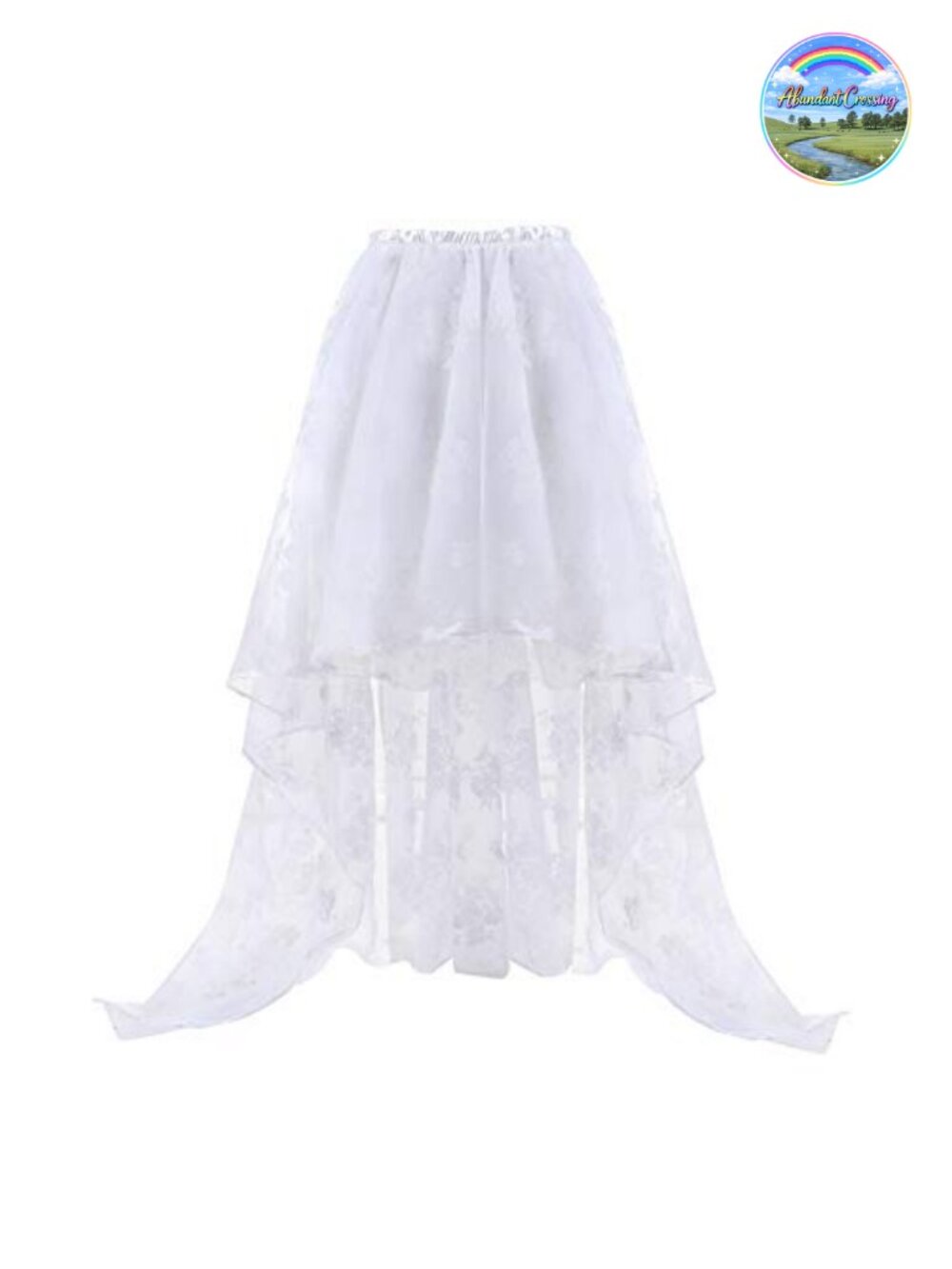 Steampunk Renaissance Victorian High Low Skirt Costume Cosplay
